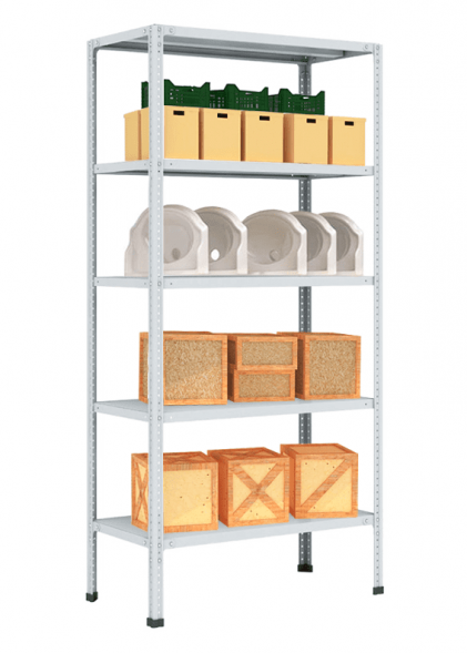 Стеллаж MS Hard 2350х1000х500 c 5 полками