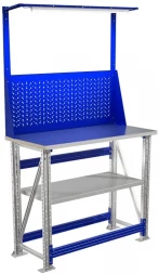 Верстак мини с освещением модульный MT100.MF1/MF1.011.W