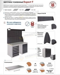 Верстак Практик мини со станком W 120.PТ1.Т1.011