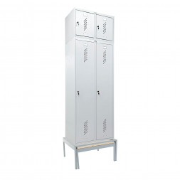 Шкаф LS-K-780 с выдвижной скамьей с антресолью