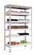 Стеллаж МС-Т 2500х1856х530 мм 6 ярусов (настил фанера)