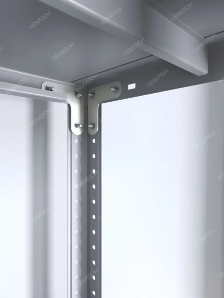 Стеллаж угловой МС 2500х1800х1800/600 мм 5 ярусов