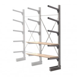 Стеллаж консольный односторонний КСр 2500х1696х960 5 ярусов ДС