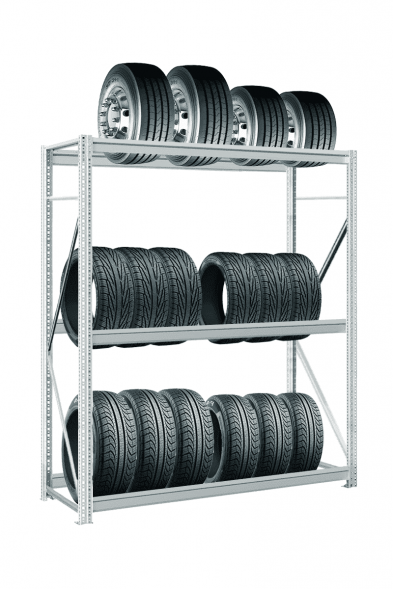 Стеллаж MS Pro Z для колес 2500х2100х500 мм 3 яруса