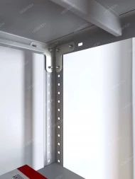 Стеллаж угловой МС 1800х1600х1600/400 мм 6 ярусов