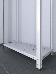 Стеллаж ТС Лайт 1800х1000х400 с 2 перфорированными полками