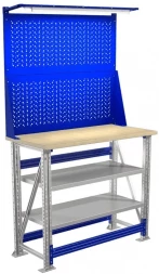 Верстак мини с освещением для станка M100.MF1/MF1.022.W