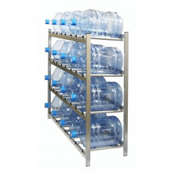 Стеллаж для воды Бомис-16 на 16 бутылей 19 л