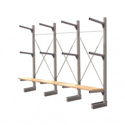 Стеллаж консольный односторонний КЛр 2500х4768х955 (800) 3 яруса