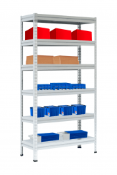 Стеллаж МС-Т 2500х1856х784 мм 6 ярусов настил металл