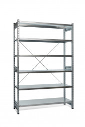 Стеллаж СТ-031 цинк 2491х1300х400 6 полок до 200 кг