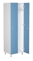 Шкаф для раздевалок WL 21-60 голубой/белый S35599610638
