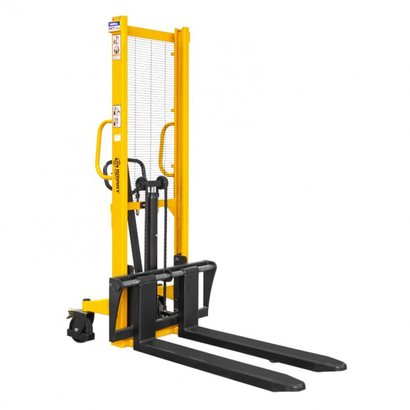 Ручной гидравлический штабелер SDJ 1516 (1500 кг; 1,6 м; вилы 310-830 мм) SMARTLIFT (SMART)