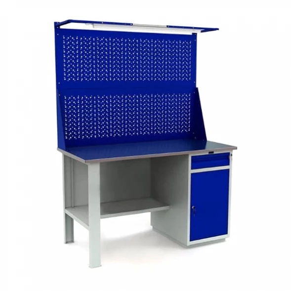 Верстак с освещением модульный WT140.F1/WD2.021