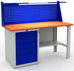 Верстак с деревянной столешницей для станка W160.WS6/F2.011