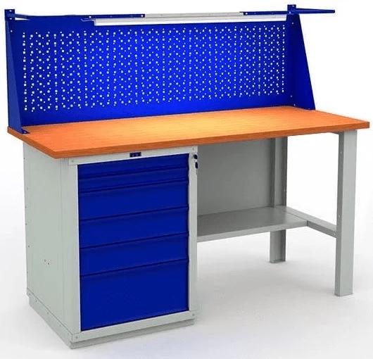 Верстак с деревянной столешницей для станка W160.WS6/F2.011