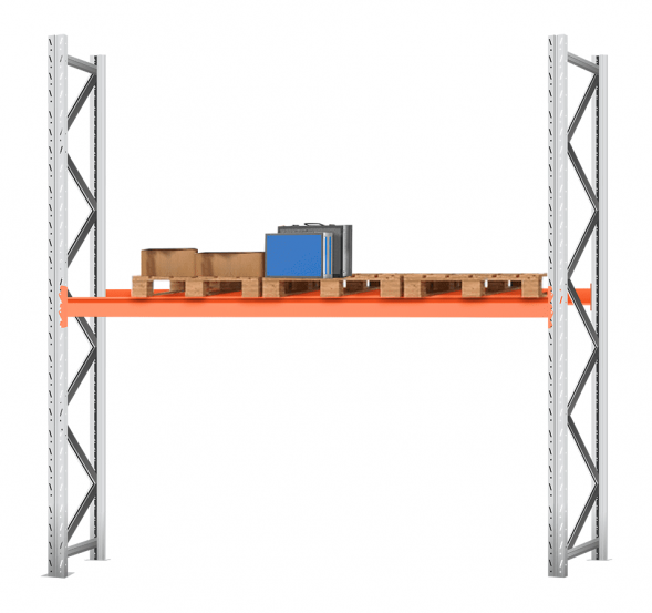 Стеллаж паллетный 3000х2700х1100 1 ярус (Р100.1.5Б150.2)