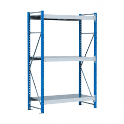 Стеллаж SGR-V 350 кг 2000х2100х600 3 яруса (рамы RAL 5015 / настил цинк) ОС