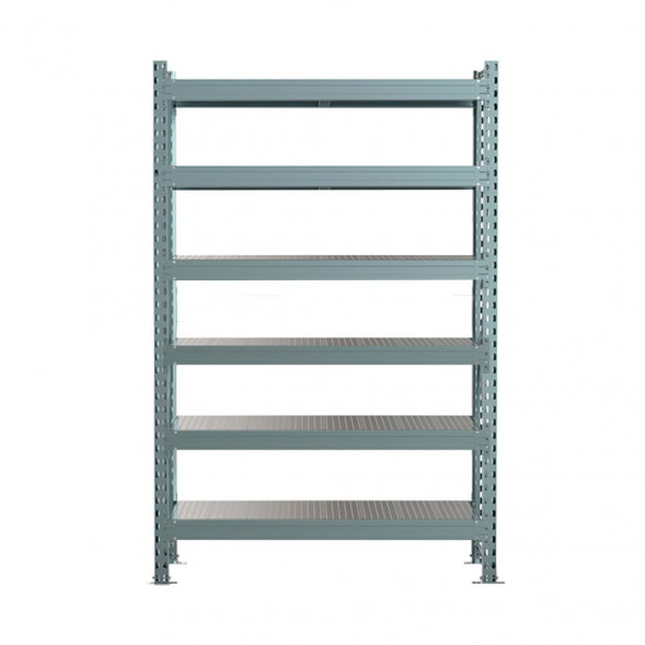 Стеллаж SGR-V 2000х1200х1000 6 ярусов (рамы, балки, настил - цинк) ОС