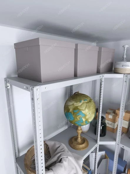 Стеллаж угловой МС 2500х1200х1200/300 мм 4 яруса