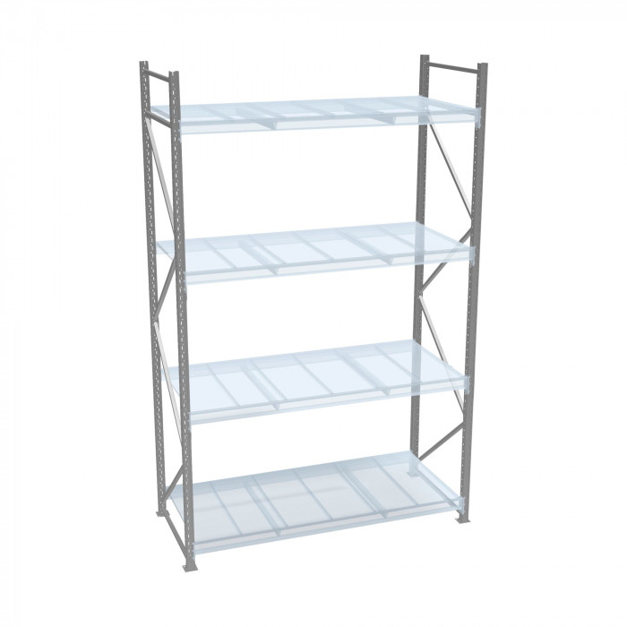 Стеллаж СТ-051 1800х1800х1050 с 4 ярусами