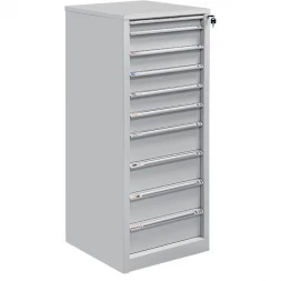 Тумба металлическая стационарная ТC-10-ESD с 10 ящиками