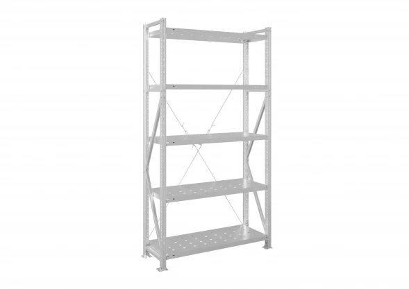 Стеллаж металлический MS U 2500х1000х900 5 полок перфорированные до 200 кг