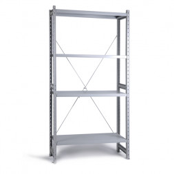 Стеллаж СКУ 2060х1266х400 с 4 полками ОС