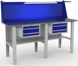 Верстак стационарный с подсветкой WTS200.F2/F2/F2.211