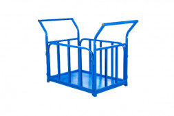 Тележка платформенная TOR ТП-Б (700х1200) с бортами и двумя ручками (без колес), шт