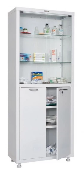 Шкаф для хранения лекарственных средств HILFE МД 2 1670/SG