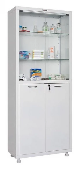 Шкаф для хранения лекарственных средств HILFE МД 2 1670/SG