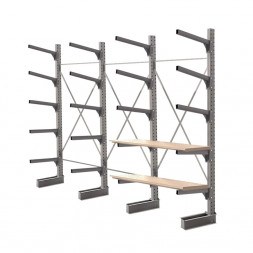 Стеллаж консольный односторонний КСр 2500х4392х960 5 ярусов