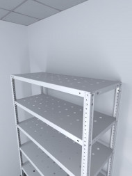 Стеллаж ТС Лайт 1500х700х300 с 7 перфорированными полками