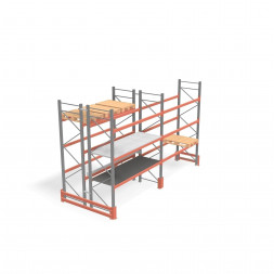 Стеллаж палетный ДиКом СП 5000х1800х1000 с 5 ярусами до 3300 кг / до 1650 кг на паллет П-70