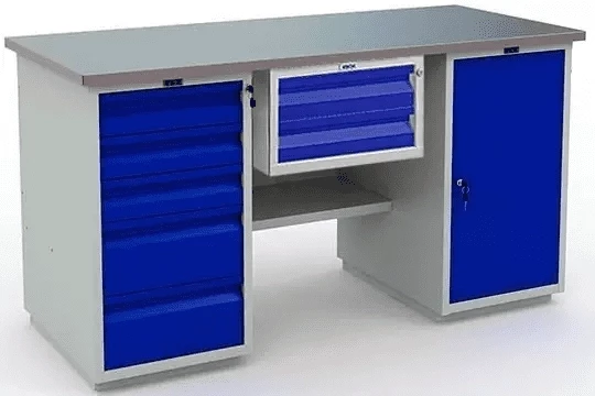 Верстак Практик с подвесным ящиком для станка WT160.WD5/WD1.100