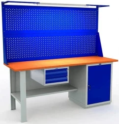 Верстак большой с полками для станка W200.F2/WS1.121