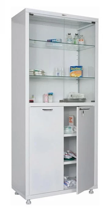 Шкаф медицинский двухстворчатый HILFE МД 2 1780/SG