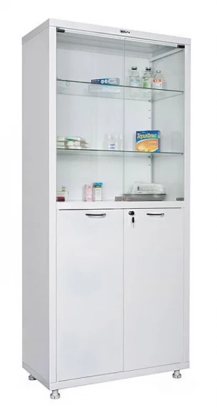 Шкаф медицинский двухстворчатый HILFE МД 2 1780/SG