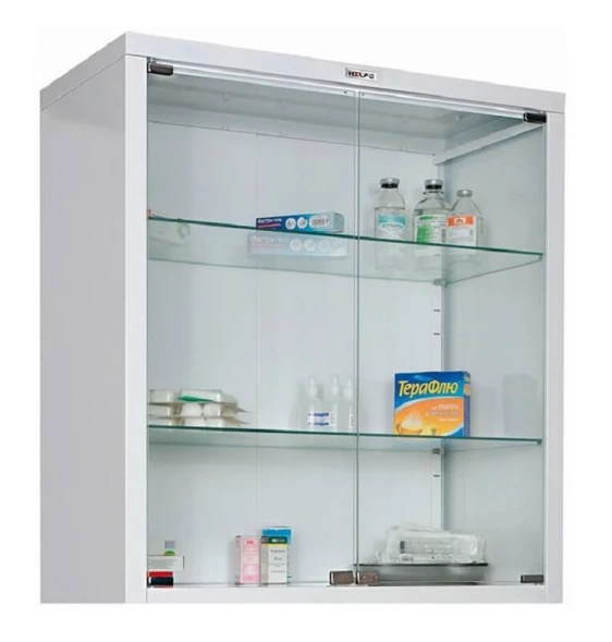 Шкаф медицинский двухстворчатый HILFE МД 2 1780/SG