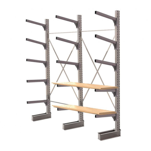 Стеллаж консольный односторонний КЛр 2500х3201х955 (800) 5 ярусов