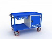 Тележка инструментальная PLATFORM 1300х700.003 (Колеса-литая резина)