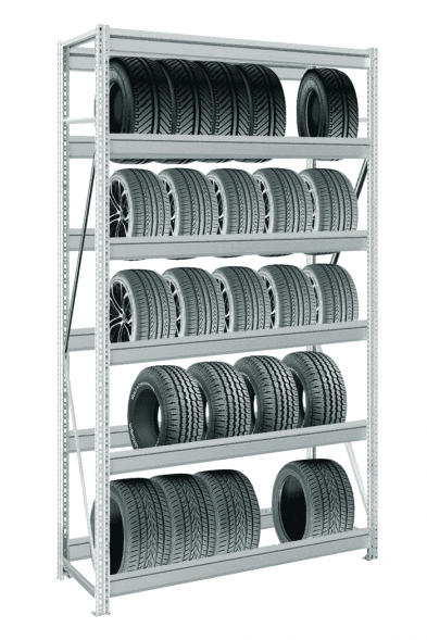 Стеллаж MS Pro Z для колес 3000х2700х400 мм 6 ярусов