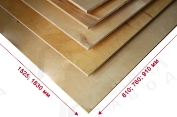 Фанера 1525x508 мм