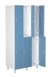 Шкаф для раздевалок WL 32-90 голубой/белый S35599620938