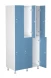 Шкаф для раздевалок WL 32-90 голубой/белый