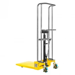 Ручной гидравлический штабелер PJ4150 400 кг; 1,5 м; с вилами и площадкой SMARTLIFT SMART