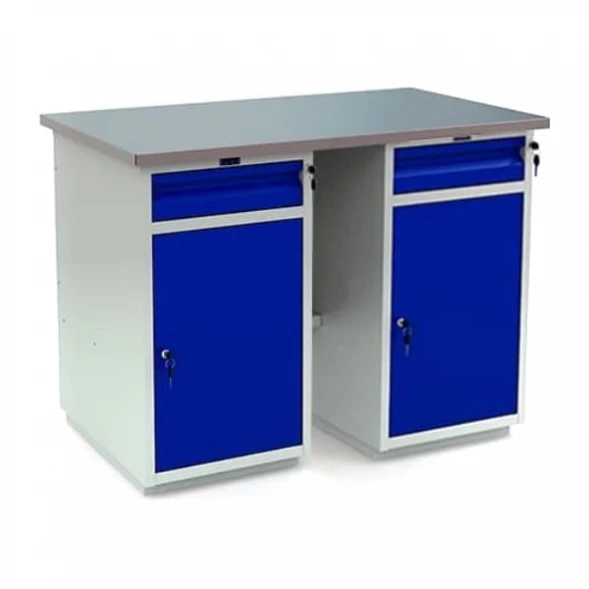 Верстак с полками гаражный WT120.WD2/WD2.000