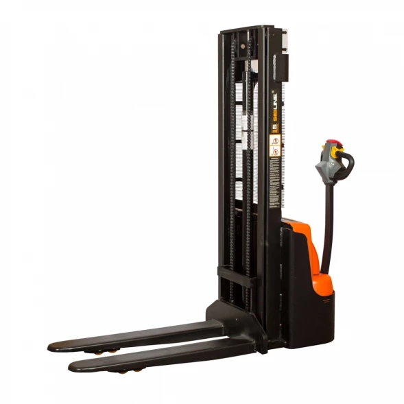 Штабелер электрический самоходный SIBLINE, модель WS1535,1,5т*3,5м (сопровождаемый), гелевая АКБ