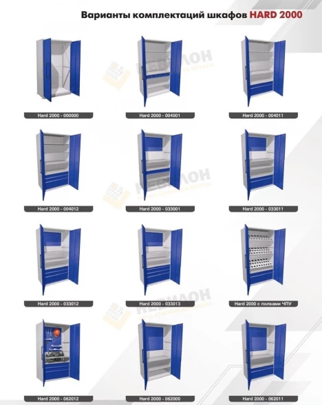 Шкаф для инструмента и комплектующих HARD 2000-033012